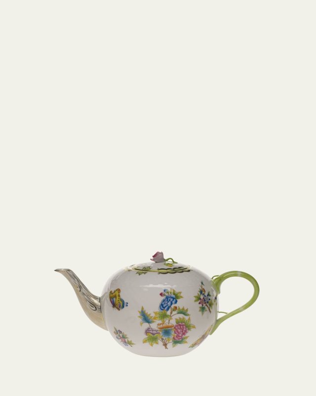 Queen Victoria Teapot with Rose Finial